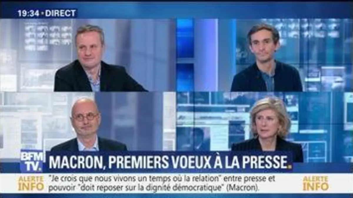 replay de Emmanuel Macron: "la liberté de la presse est malmenée jusqu'en Europe"