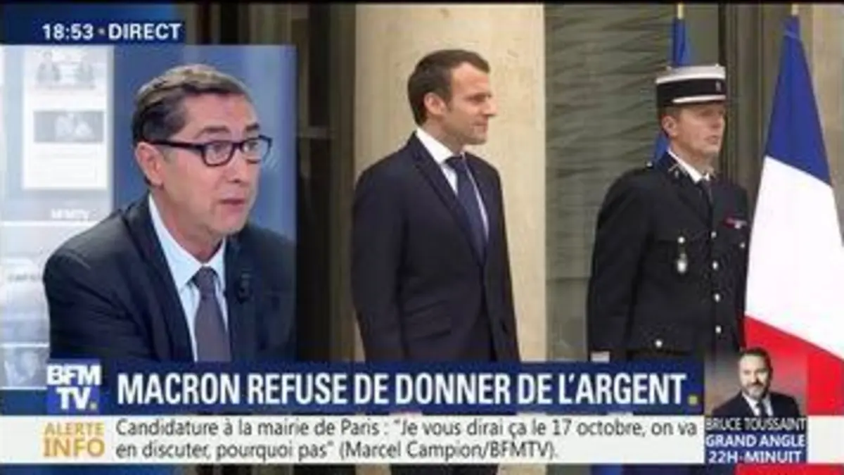 replay de Emmanuel Macron refuse de donner de l'argent (2/2)