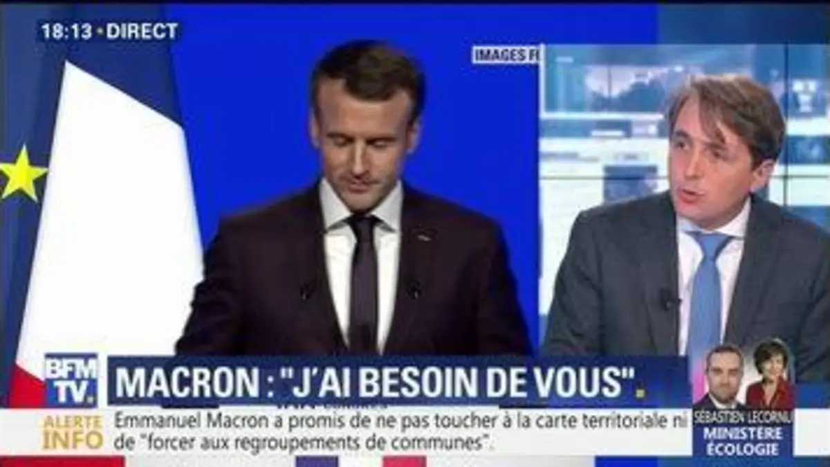 replay de Emmanuel Macron s'exprime devant les maires (1/2)