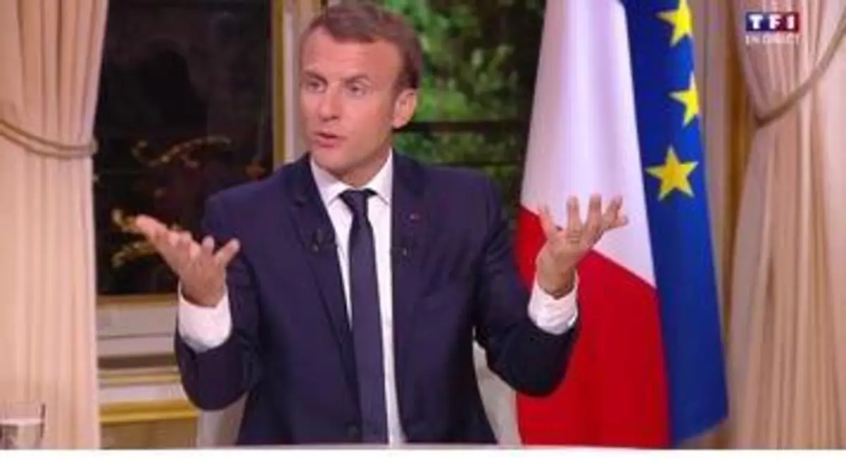 replay de Emmanuel Macron s'exprime sur la baisse des APL (TF1)