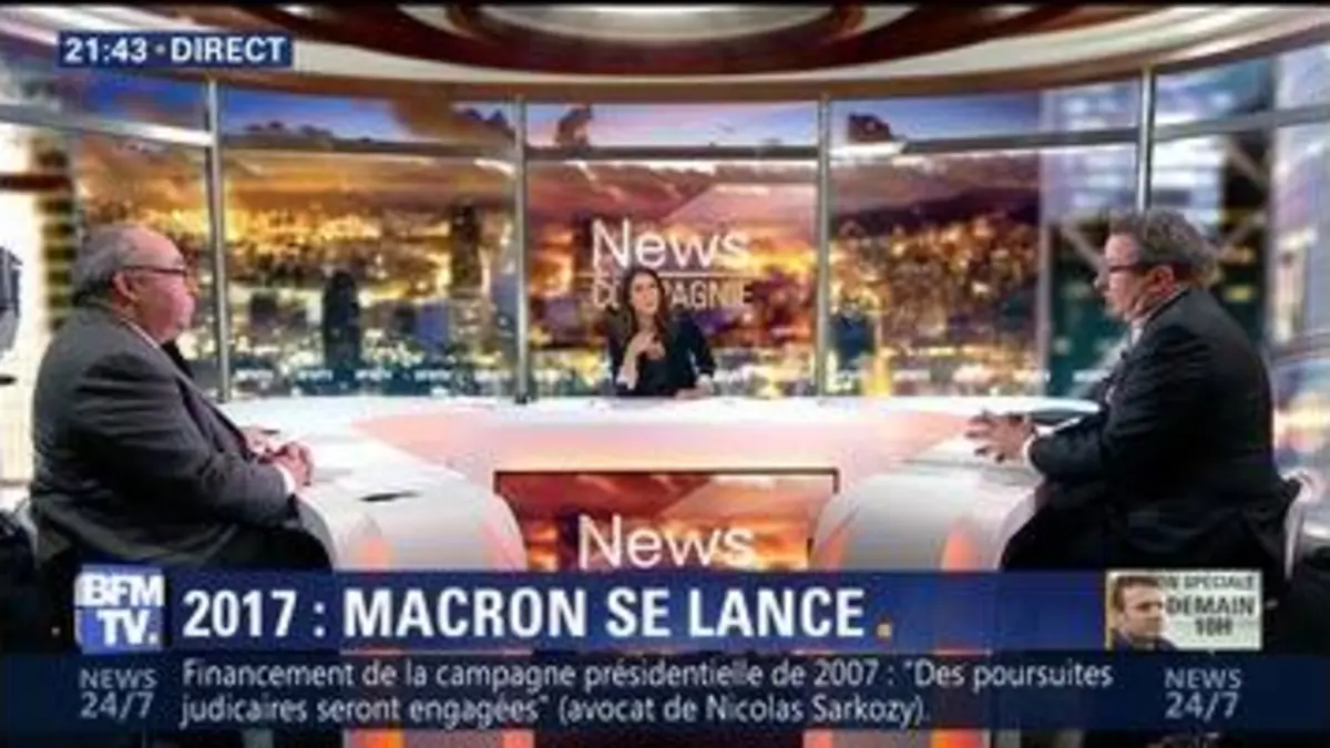 replay de Emmanuel Macron se lance dans la course à l'Élysée