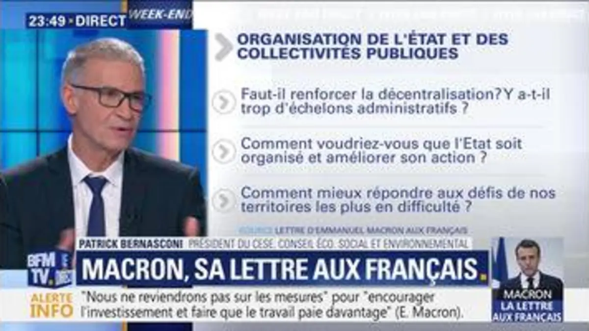 replay de Emmanuel Macron: une lettre pour lancer le grand débat national (4/4)