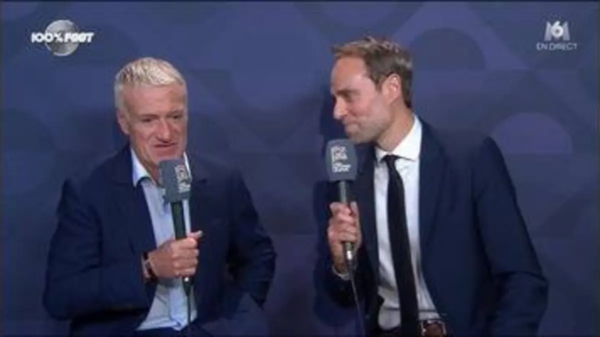replay de Equipe de France : Interview d'après-match de Didier Deschamps par Philippe Sanfourche
