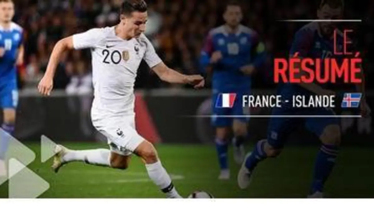 replay de France - Islande (2 - 2) : Voir le résumé en vidéo