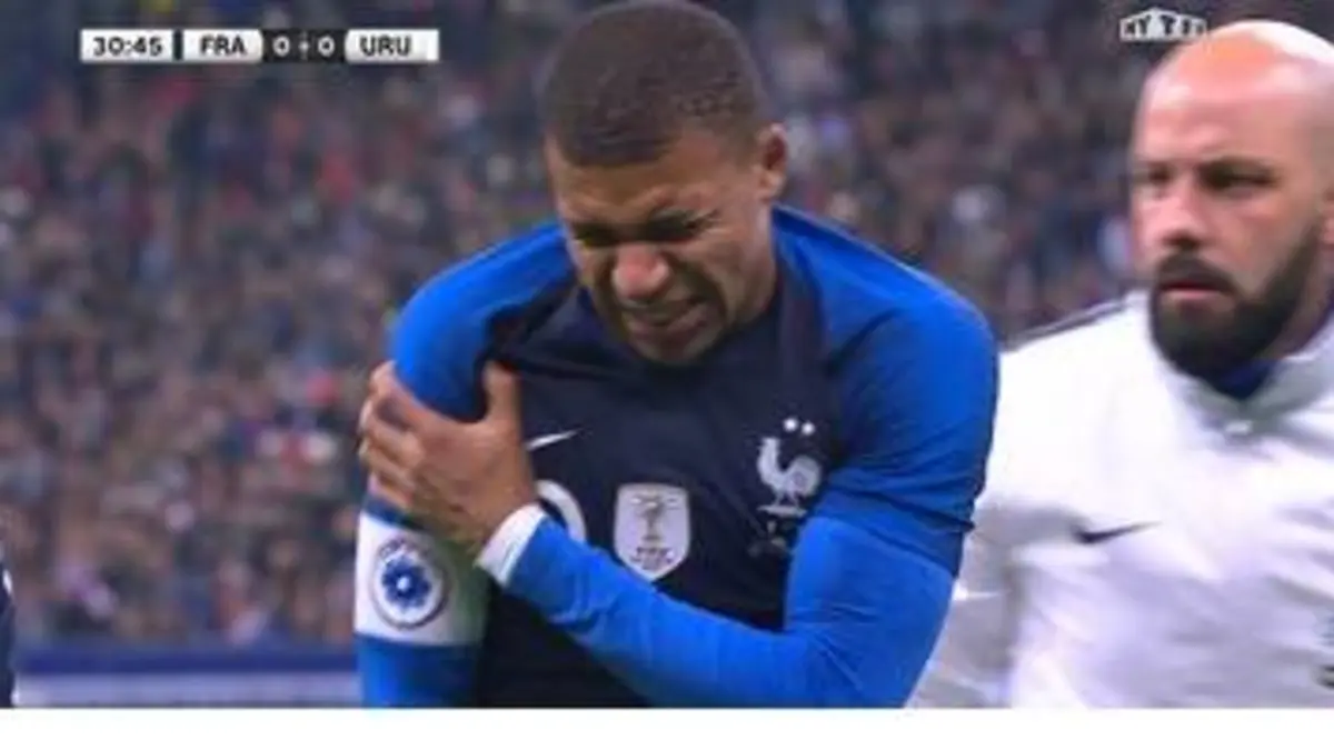 replay de France - Uruguay : Voir la blessure de Mbappé en vidéo