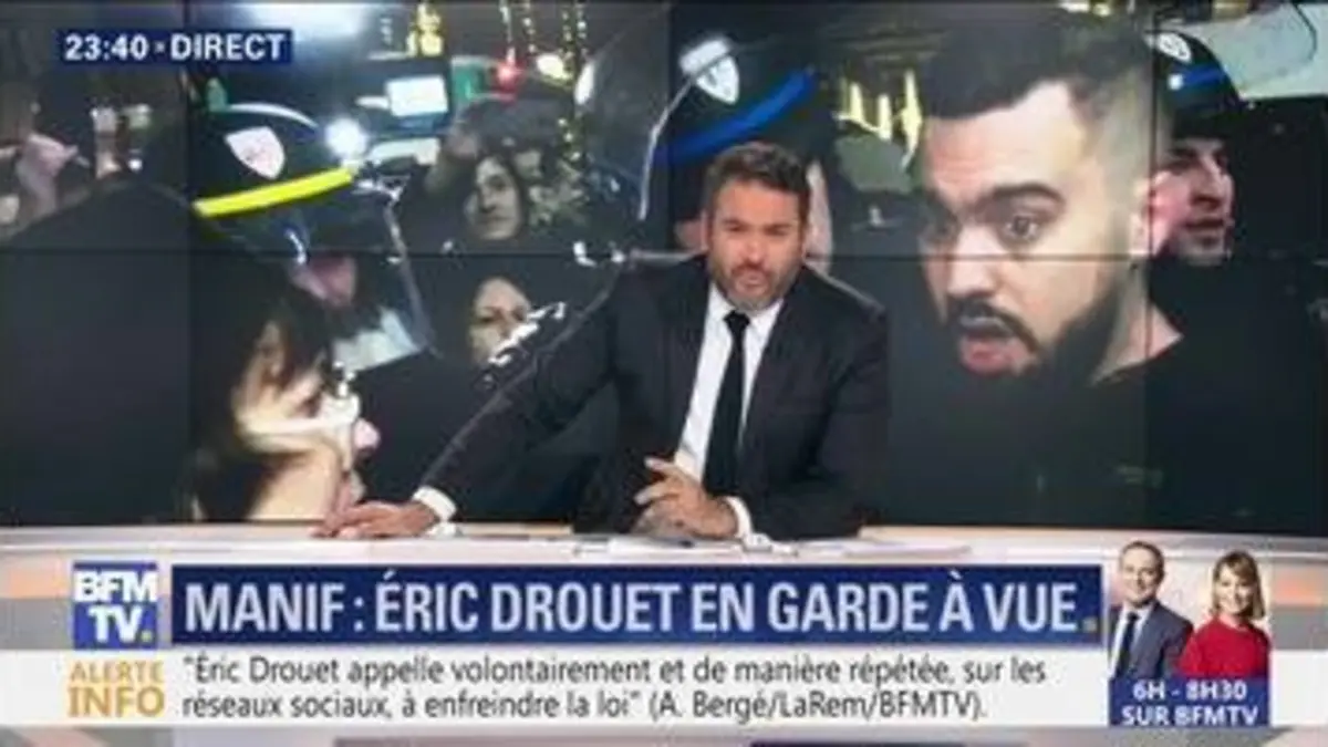 replay de Gilets jaunes: Éric Drouet placé en garde à vue