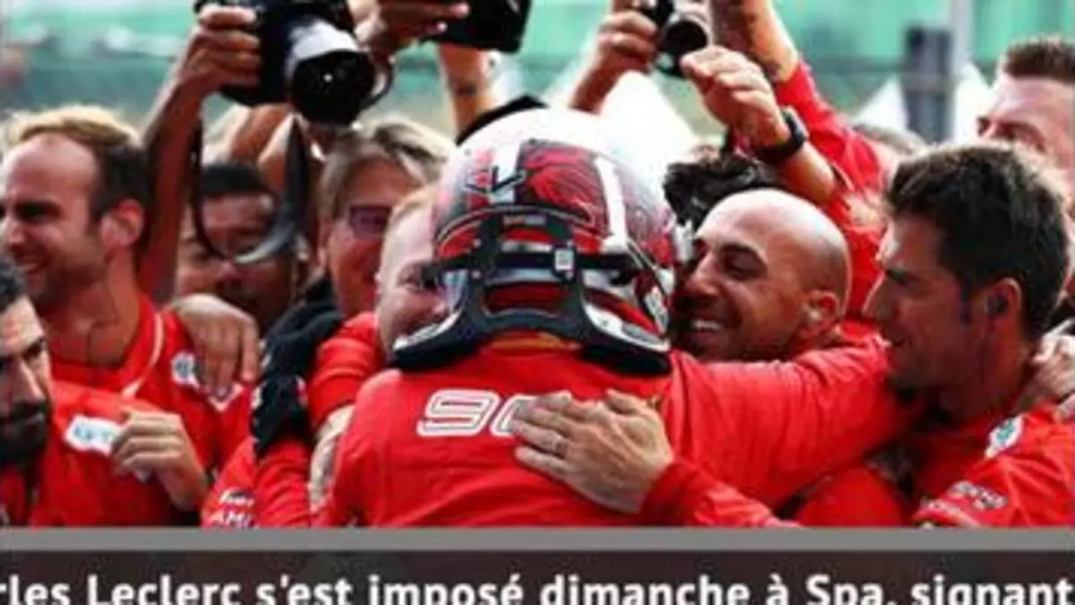 replay de GP de Belgique - Leclerc, première !