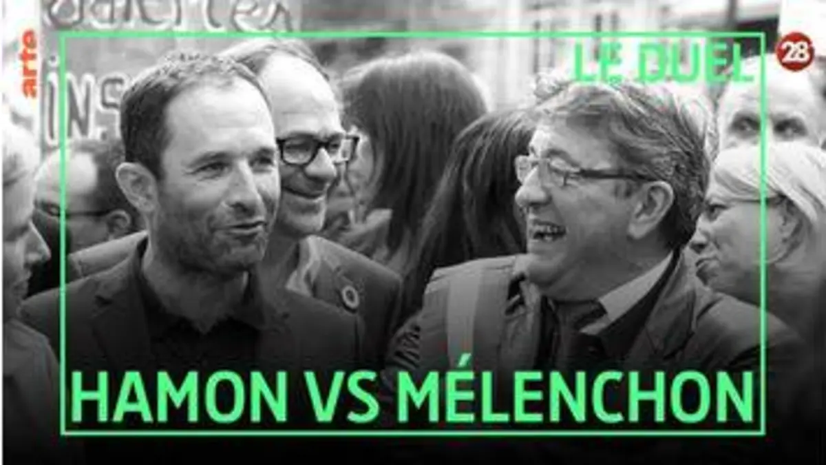 replay de Hamon vs Mélenchon : deux rives opposées - 28 Minutes