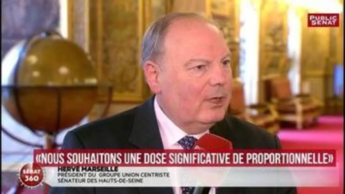 replay de Hervé Marseille : "Nous souhaitons une dose significative de proportionnelle"