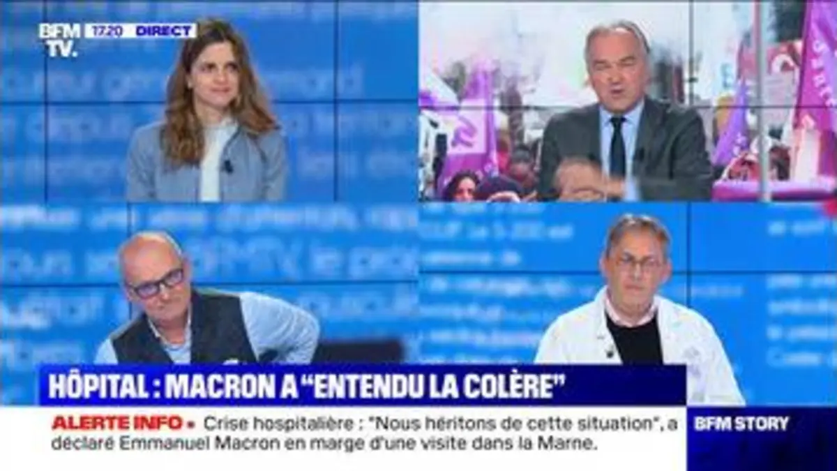 replay de Hôpital: Emmanuel Macron "a entendu la colère" - 14/11