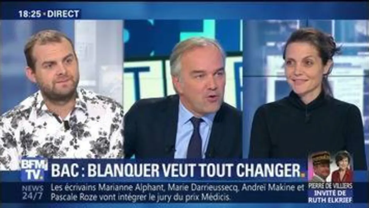replay de Jean-Michel Blanquer veut réformer le bac