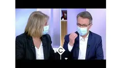 Karine Lacombe et Dominique Schelcher (Système U) : le débat - C à Vous - 03/11/2020