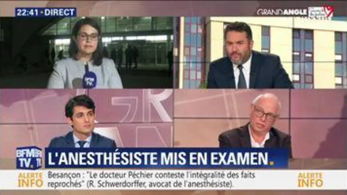 replay de L'anesthésiste de Besançon mis en examen