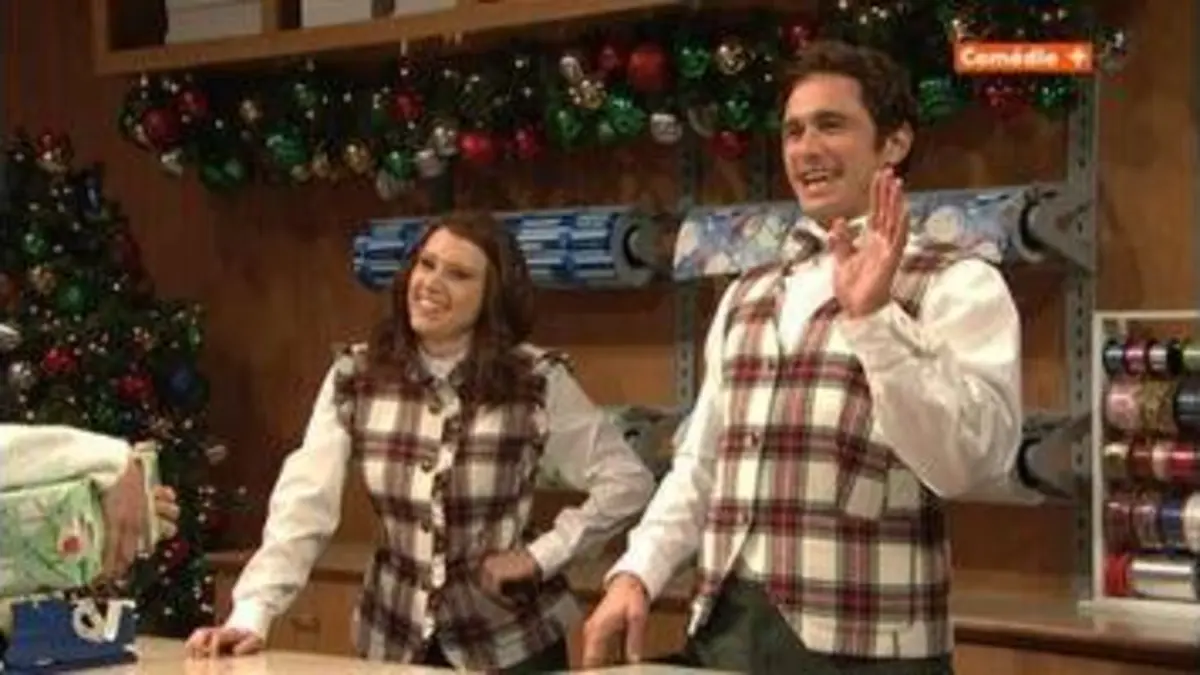 replay de L'instant papier cadeau avec James Franco - VOST - Saturday Night Live du 09/12