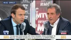 L'heure du choix: Emmanuel Macron face à Jean-Jacques Bourdin en direct