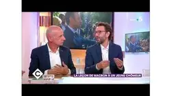 La leçon de Macron à un jeune chômeur - C à Vous - 17/09/2018
