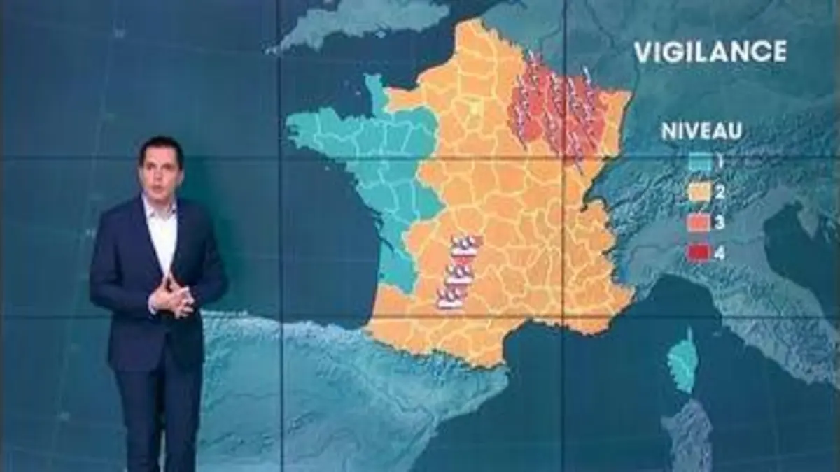 replay de La météo du dimanche 29 avril 2018 : 12 départements en vigilance orange