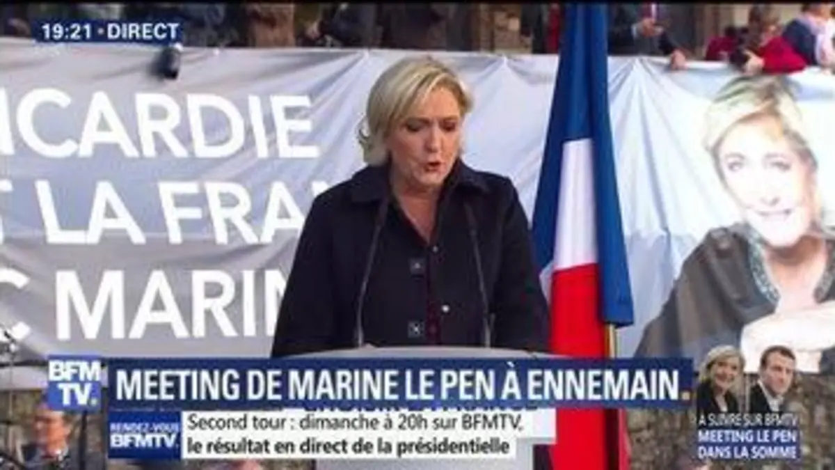 replay de Le meeting de Marine Le Pen à Ennemain