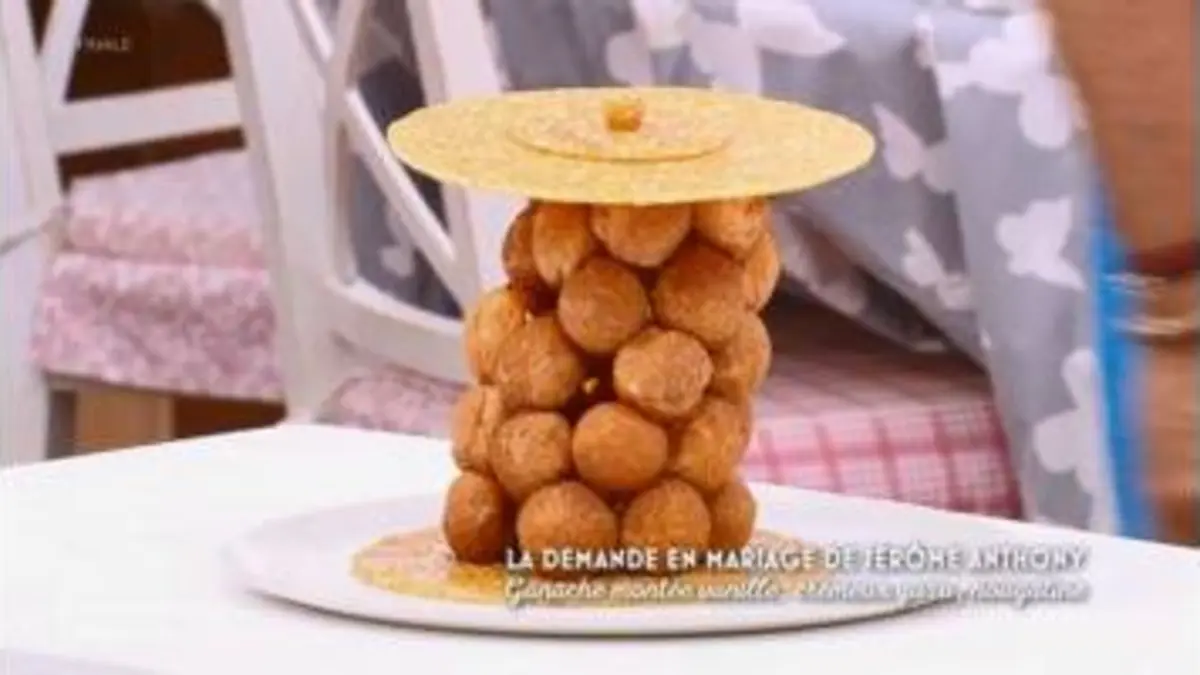 replay de Le Meilleur Pâtissier - Chefs & Célébrités : La demande en mariage de Jérôme Anthony