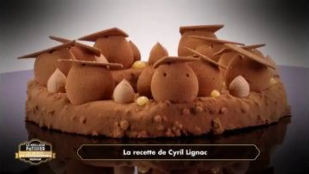 replay de Le meilleur pâtissier - Les Professionnels : Le brownie à la banane de Cyril Lignac
