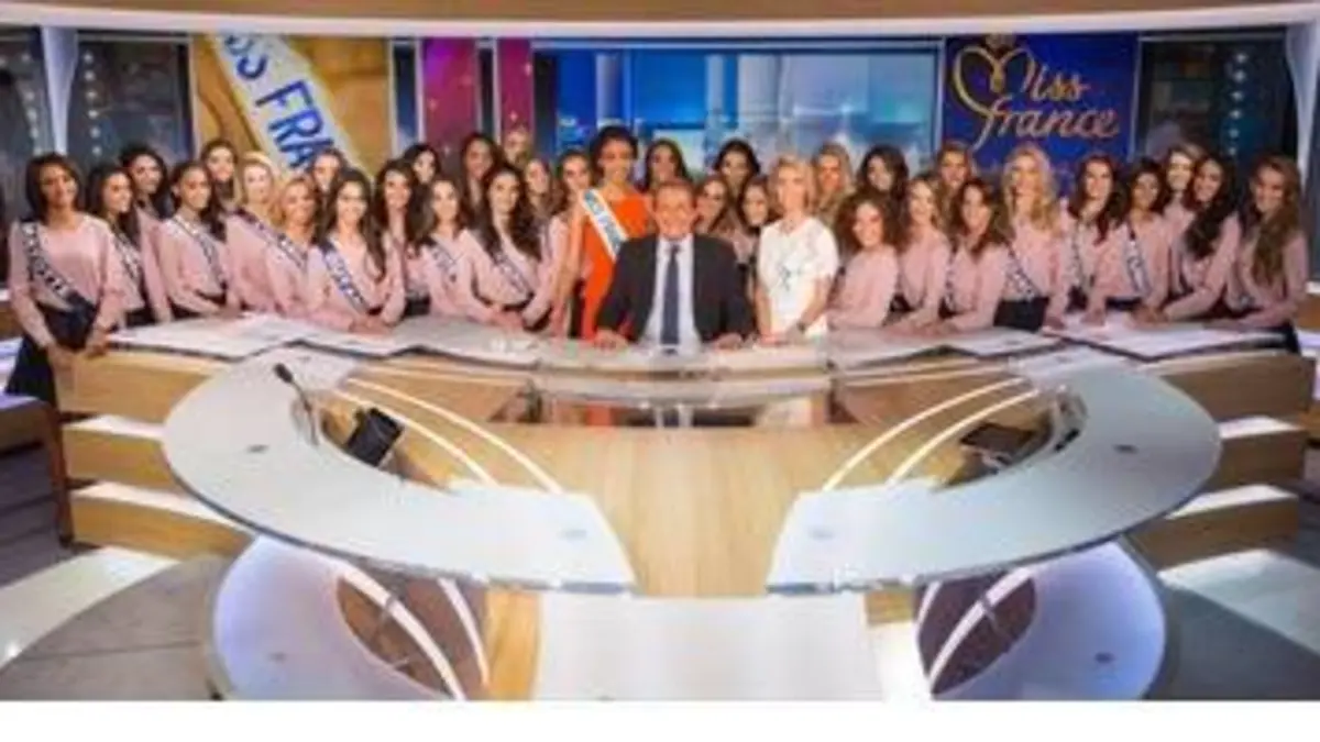 replay de Les candidates à l'élections de Miss France 2015 sur le plateau du JT de JJ Pernaut