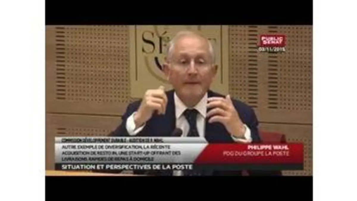 replay de Les matins du Sénat - Philippe Wahl, PDG du groupe La Poste / Financement des partis politiques