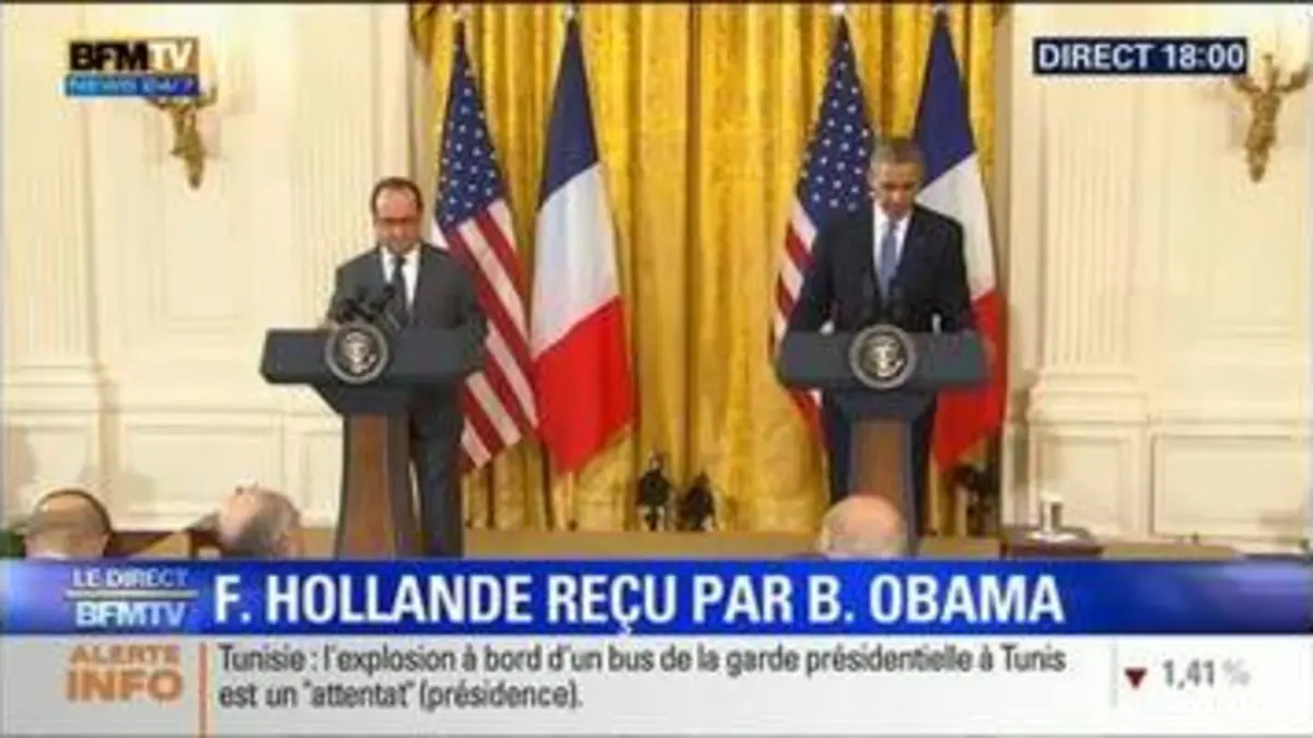replay de Lutte contre Daesh: La conférence de presse de François Hollande et de Barack Obama