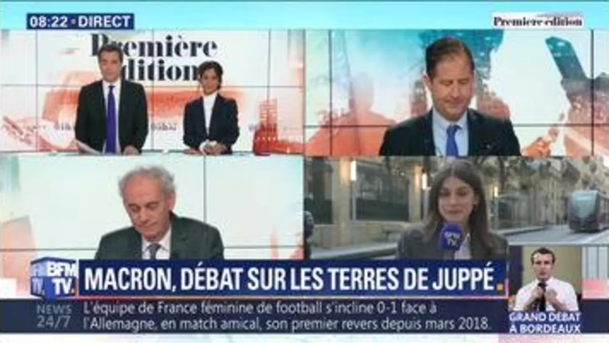 replay de Macron, débat sur les terres de Juppé