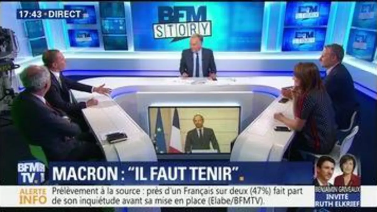 replay de Macron encourage le gouvernement: "Il faut tenir"