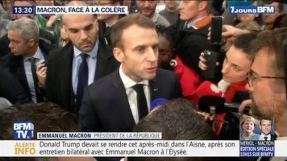 replay de Macron, face à la colère