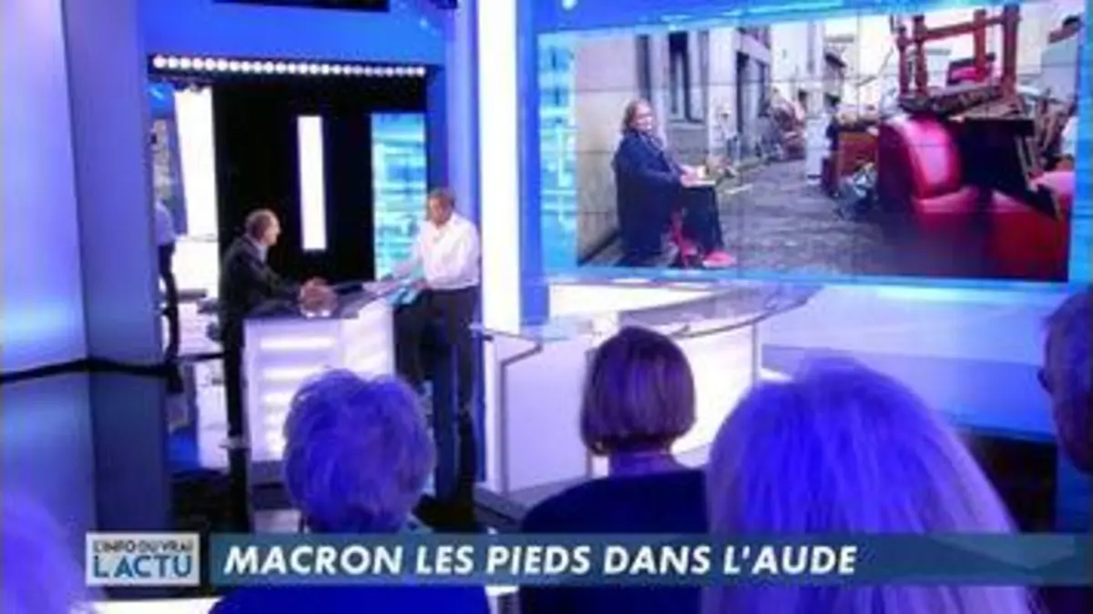 replay de Macron les pieds dans l'Aude - L'Info du vrai du 22/10 - CANAL+
