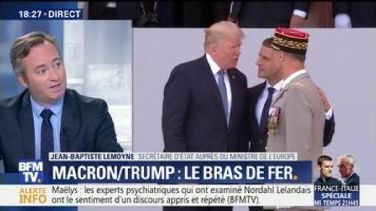 replay de Macron/Trump: le bras de fer