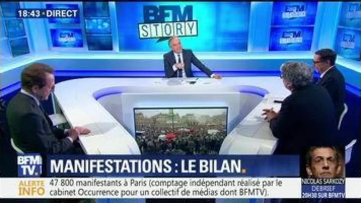 replay de Manifestation: fonctionnaires et cheminots se mobilisent contre la politique d'Emmanuel Macron