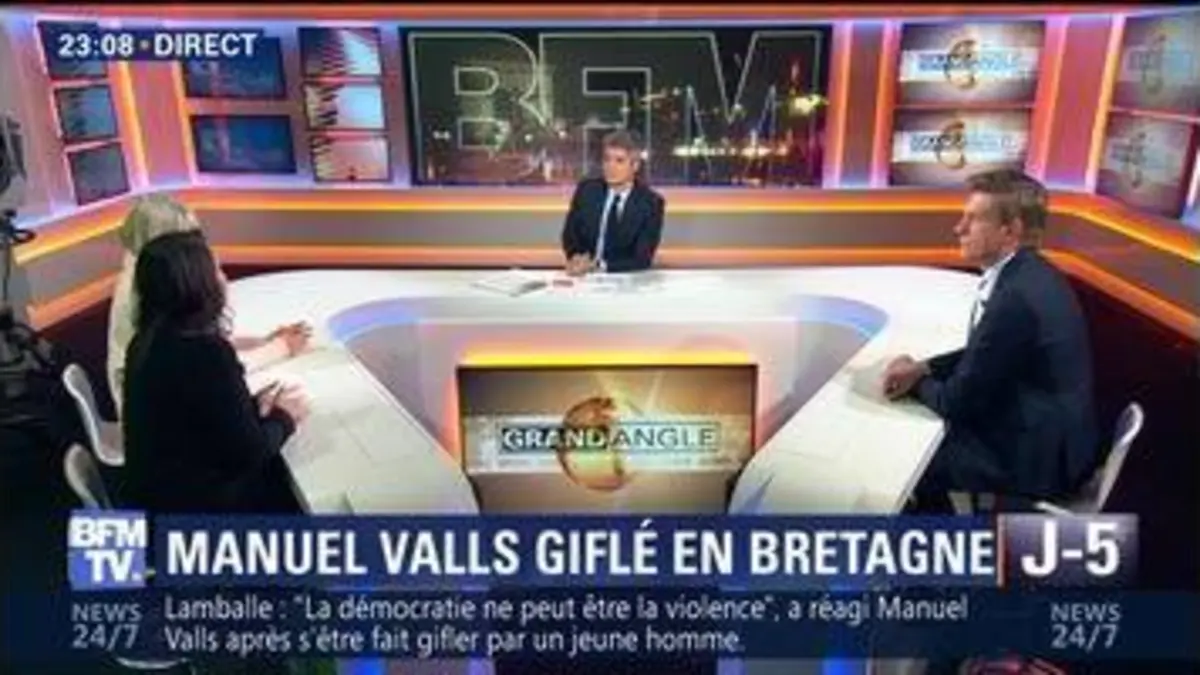 replay de Manuel Valls giflé en Bretagne