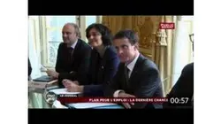 Manuel Valls reçoit les partenaires sociaux : reportage Public Sénat du 11/01/16
