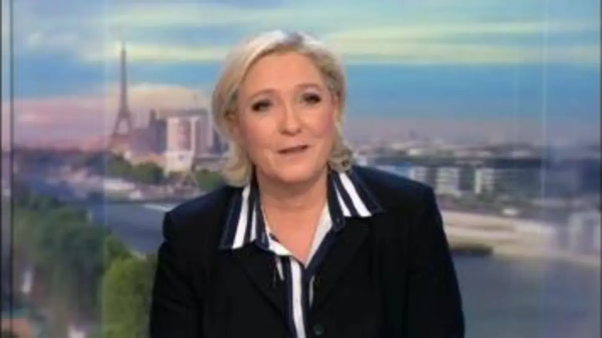 replay de Marine Le Pen invitée du JT
