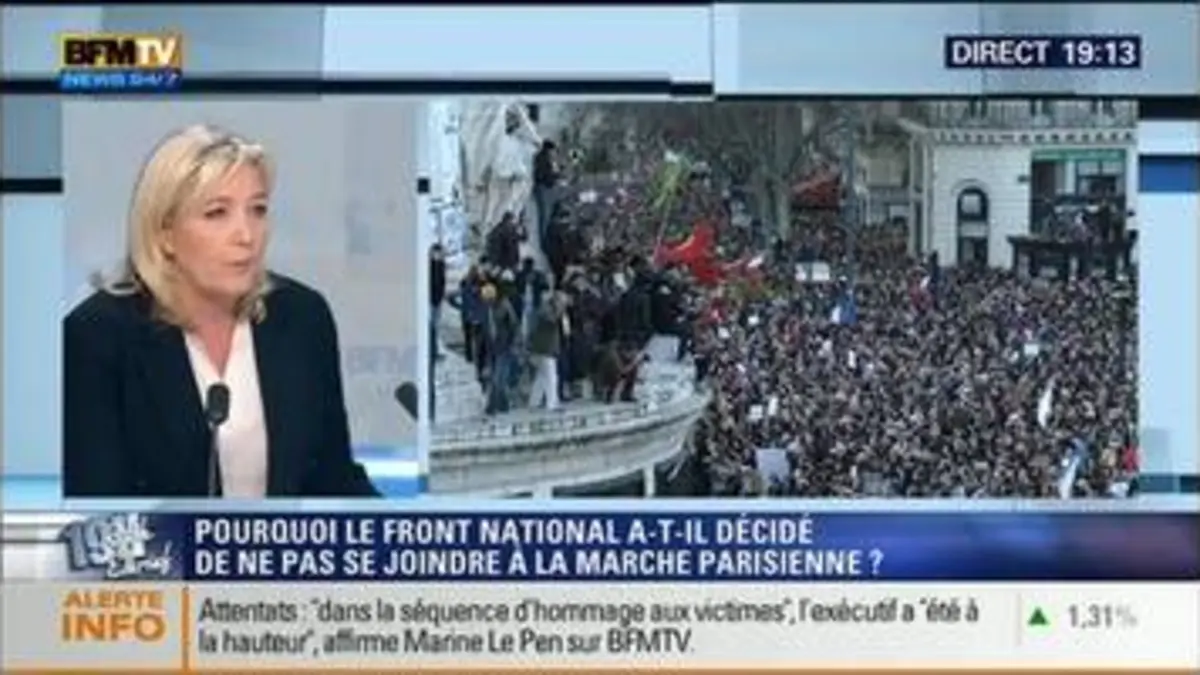 replay de Marine Le Pen: L'invitée de Ruth Elkrief - 16/01