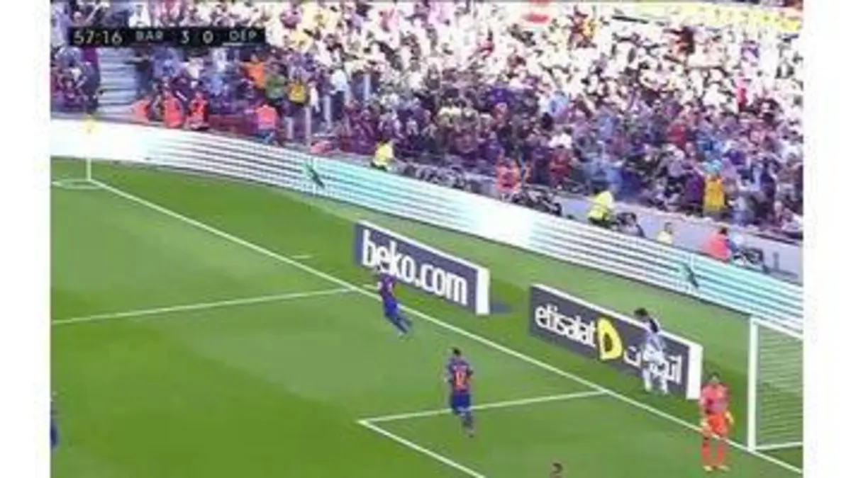 replay de Messi marque trois minutes après son retour !