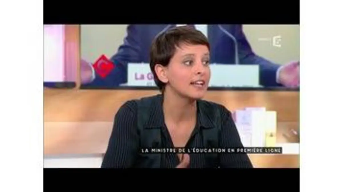 replay de Najat Vallaud-Belkacem et la Refondation Ecole - C à vous - 04/05/2016