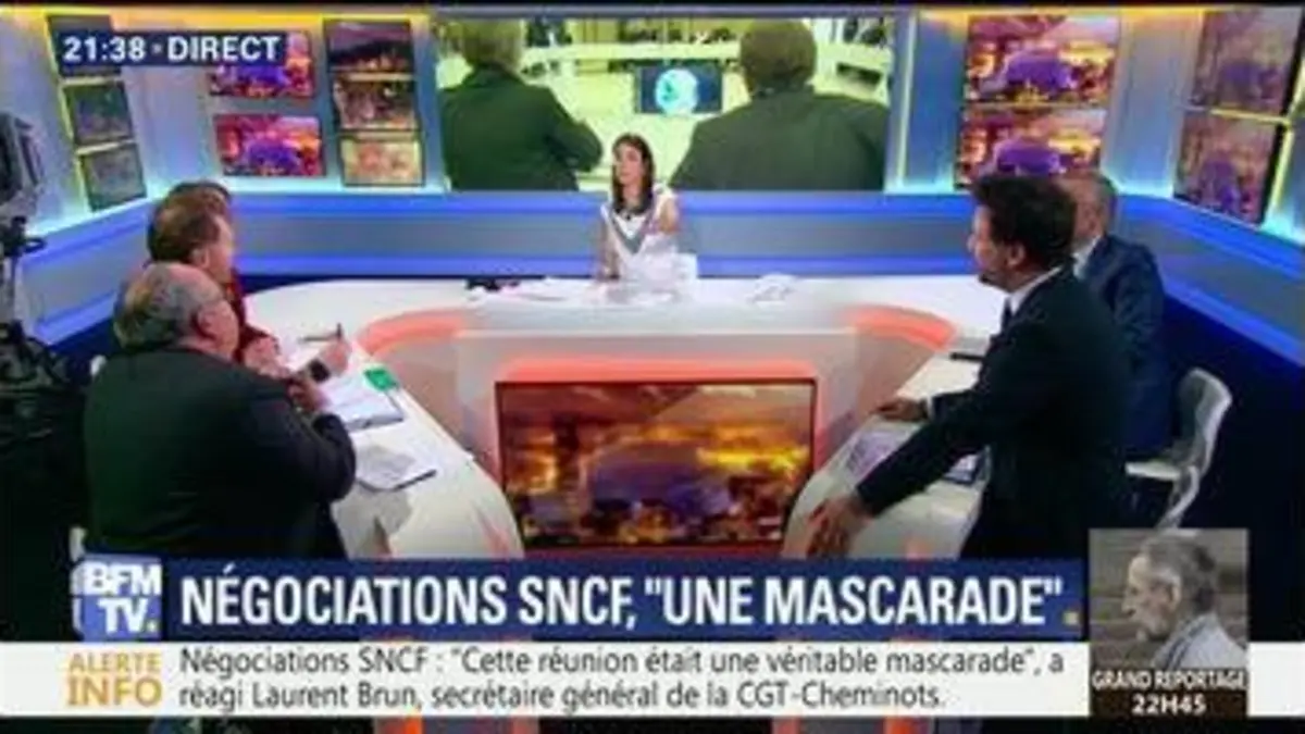 replay de Négociations SNCF: "Une mascarade"
