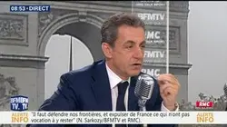 Nicolas Sarkozy face à Jean-Jacques Bourdin en direct