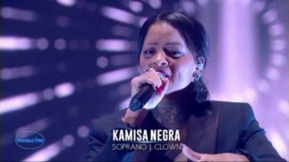 replay de Nouvelle Star : Kamisa Negra – Clown ( Soprano)