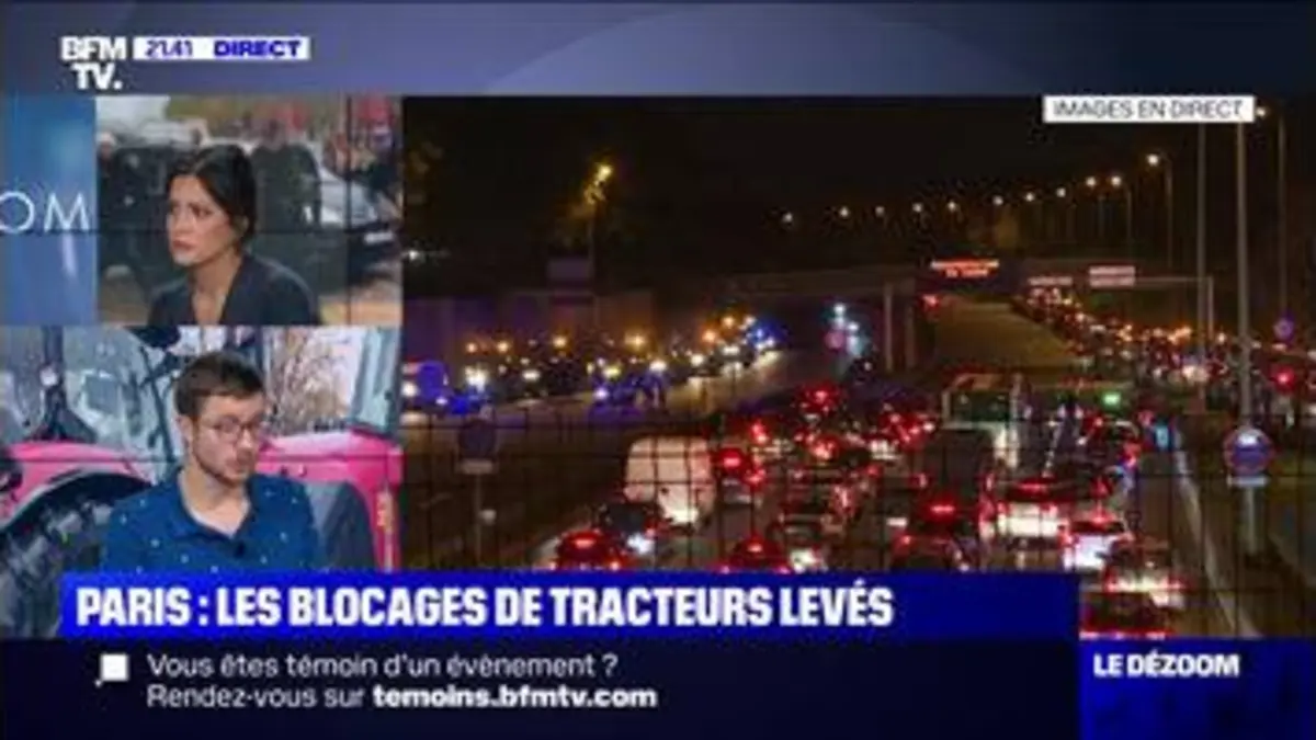 replay de Paris: Les blocages de tracteurs levés - 27/11