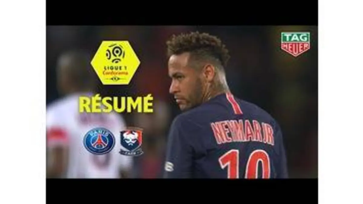 replay de Paris Saint-Germain - SM Caen ( 3-0 ) - Résumé - (PARIS - SMC) / 2018-19