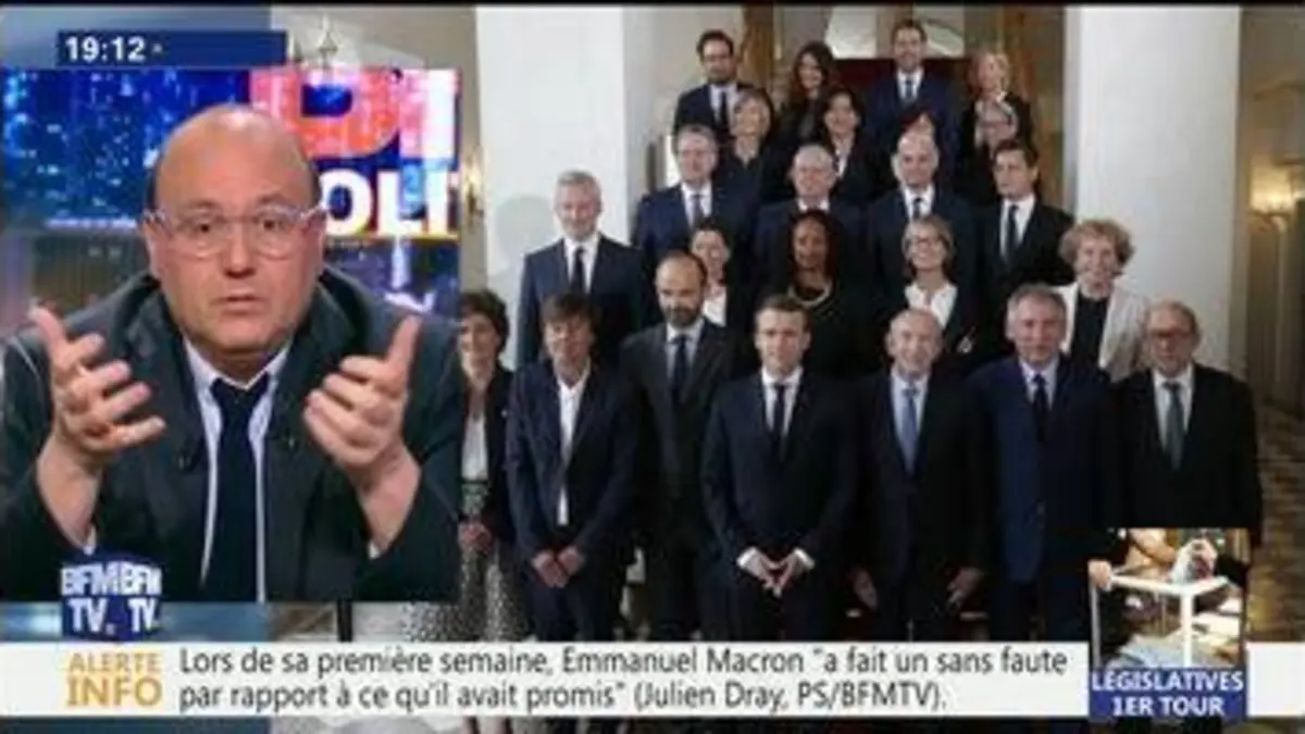 replay de Premiers pas d'Emmanuel Macron: "Il a fait un sans faute", Julien Dray