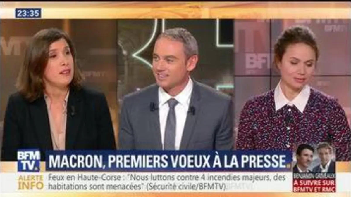 replay de Premiers vœux d'Emmanuel Macron à la presse