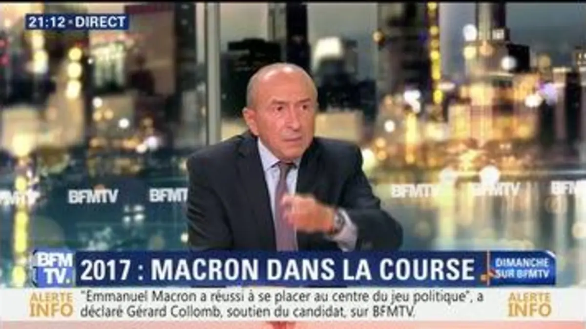 replay de Présidentielle 2017: "Emmanuel Macron a réussi à se placer au centre du jeu politique", Gérard Collomb