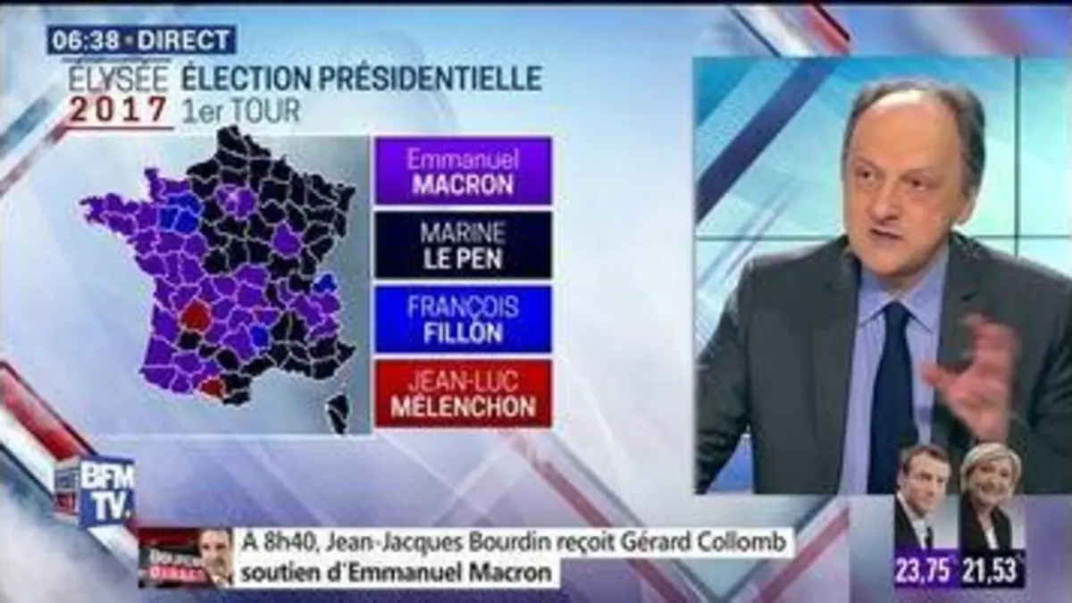 replay de Présidentielle 2017: "On ne voit pas Marine Le Pen récupérer plus de voix qu'Emmanuel Macron", Christophe Barbier - 24/04