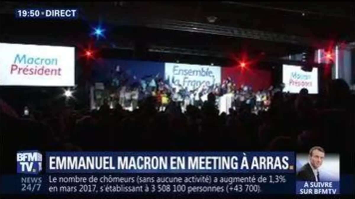 replay de Présidentielle: Emmanuel Macron tient son premier grand meeting d'entre-deux-tours à Arras