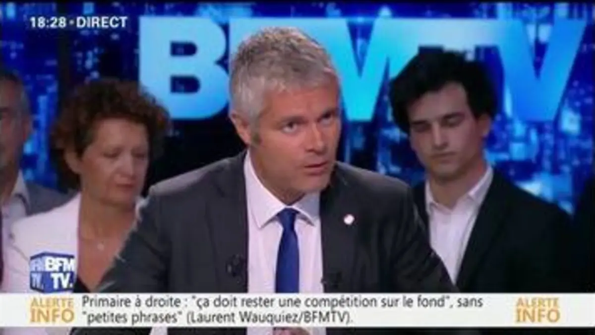 replay de Primaire à droite: "Ça doit rester une compétition sur le fond, sans petites phrases", Laurent Wauquiez (1/2)